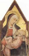 Ambrogio Lorenzetti Nuring Madonna (mk08) oil on canvas